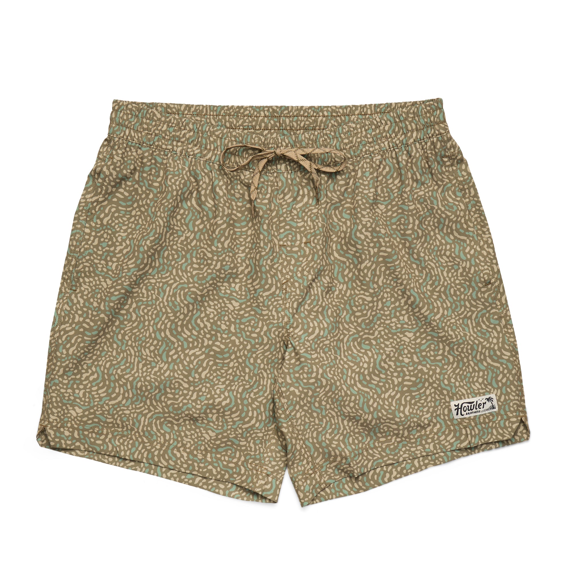 Deep Set Boardshorts- Pond Patterns Mermaid